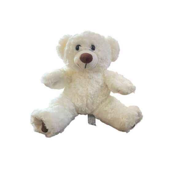 The Bear Factory White Brown Teddy Plush Stuffed Animal Toy - Picture 1 of 7